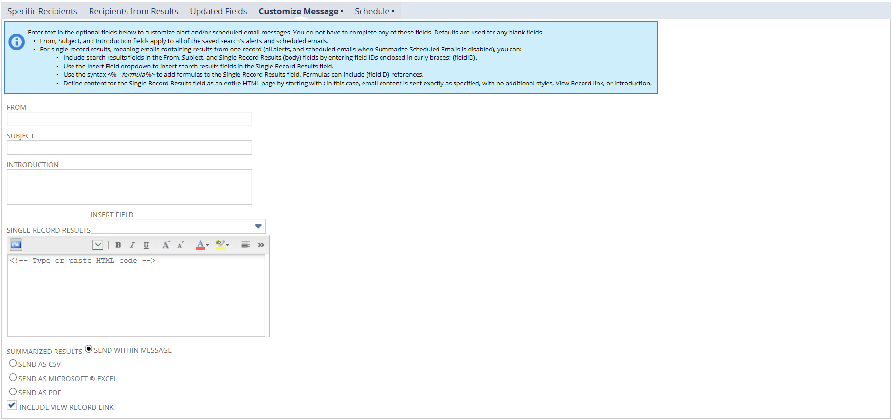 How to Use Email Alerts with NetSuite’s Saved Searches